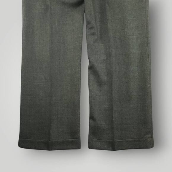 Vtg Single Breasted Suit Mens 40R/34R Classic Fit Wool 2 Piece Glen Check Plaid - Picture 10 of 16